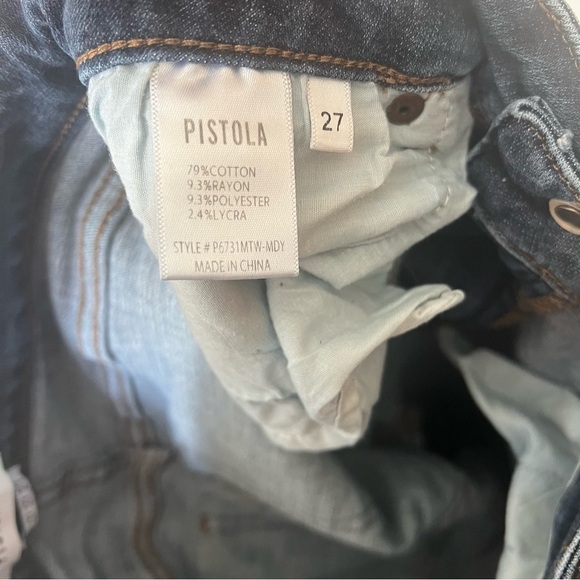 Pistola Medium Wash Skinny Jeans Size 27 - Picture 5 of 5